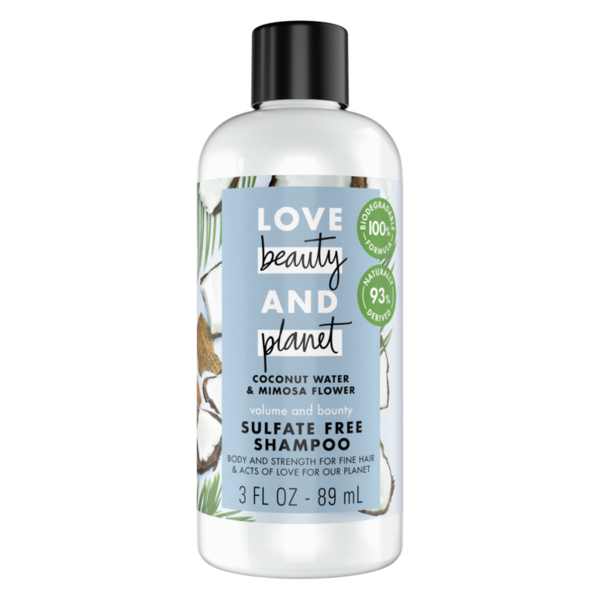 Love Beauty and Planet Volume & Bounty 100% Biodegradable Shampoo