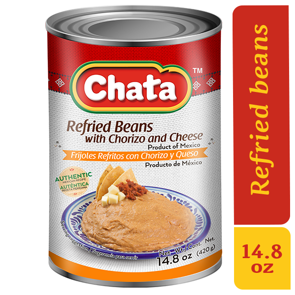 Chata  Refried Bean Chorizo Cheese