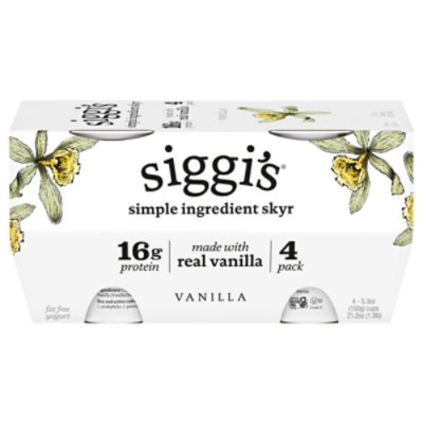 Siggi's Icelandic Skyr Nonfat Yogurt Vanilla