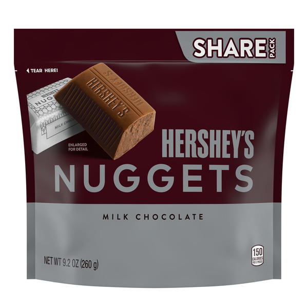 Hershey's NUGGETS Milk Chocolate Candy Share Pack, 9.2 oz