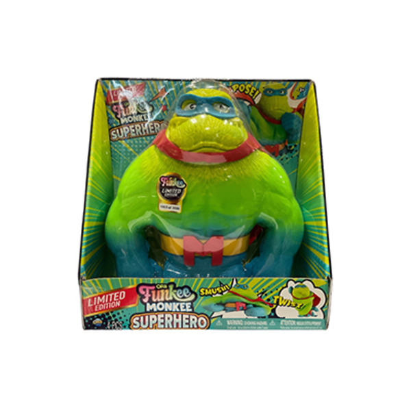 ORB OrbSlimy Squishy Monkey Funkee Monkee Jumbo Super Hero Toy