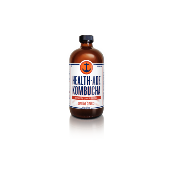 Healthade Kombucha A Bubbly Probiotic Tea, Cayenne Cleanse (16 oz) Instacart