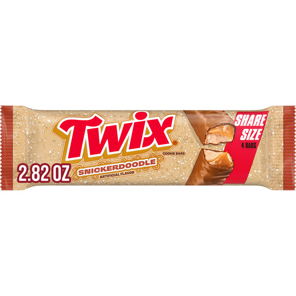 TWIX Snickerdoodle Cookie Chocolate Candy Bars Share Size Same-Day