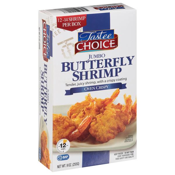 Tastee Choice Shrimp, Butterfly, Oven Crispy, Jumbo