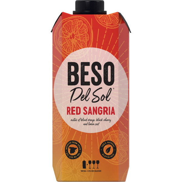 Beso del Sol Blend Spain Sangria Box Same-Day Delivery or Pickup