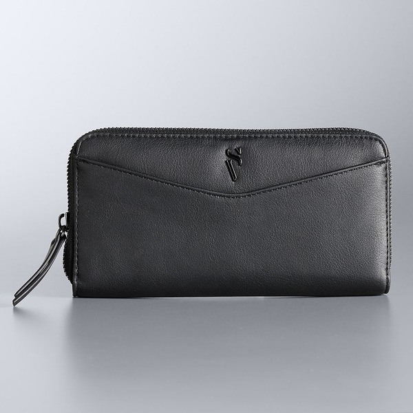Simply Vera Vera Wang Signature Wallet - Black