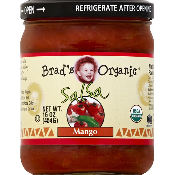 Brads Organic Salsa, Mango (16 oz) Instacart