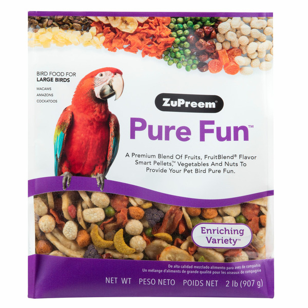 ZuPreem Pure Fun Bird Food For Large Birds