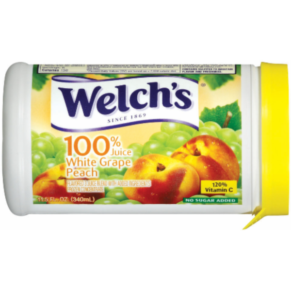 Welch's 100 White Grape Peach Juice Concentrate (11.5 fl oz) from Kroger Instacart