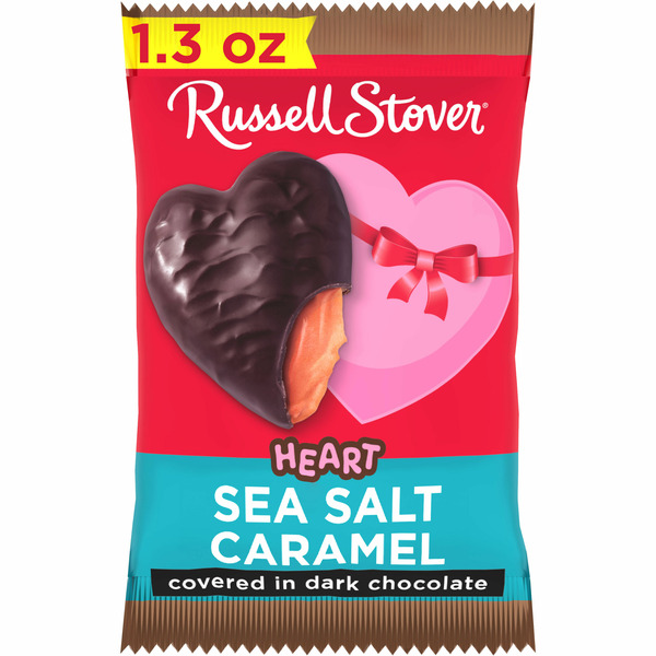 ソルテッドキャラメル☆ブラックチェリーメルロー Russell Stover Valentine's Day Dark Chocolate Sea Salt Caramel