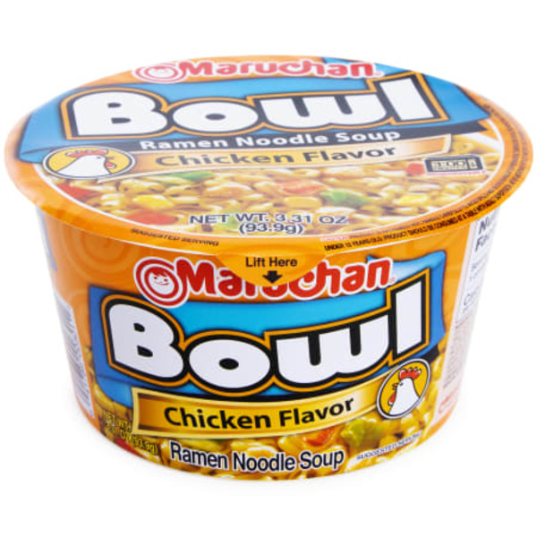 Maruchan Chicken Flavor Ramen Noodle Soup Bowl