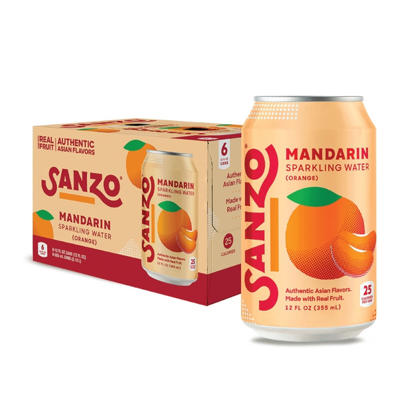 Sanzo Mandarin Orange Sparkling Water Same-Day Delivery | Fairway