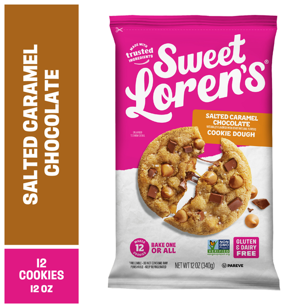 Sweet Loren's Salted Caramel Cookie Dough, Gluten Free & Vegan
