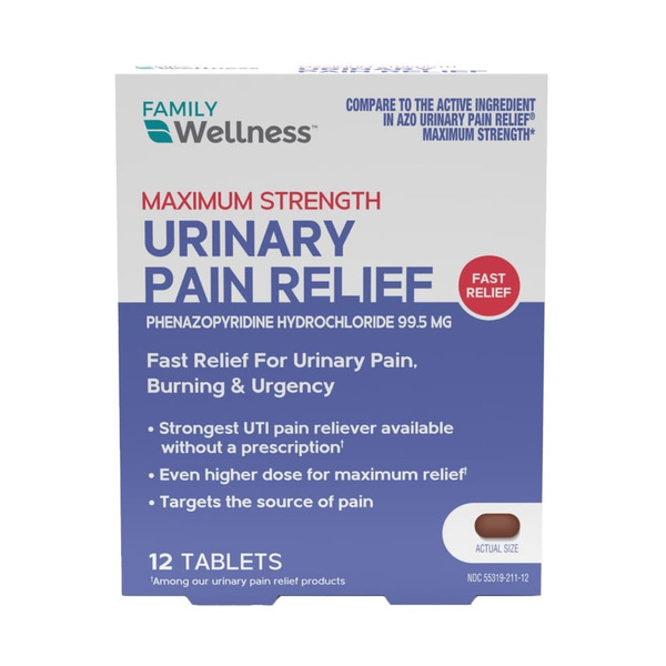 Family Wellness Maximum Strength Urinary Pain Relief