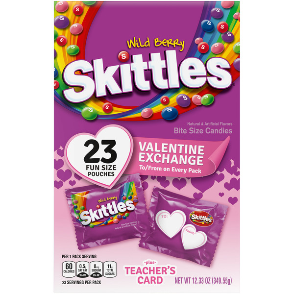 Skittles Wild Berry Valentine's Day Candy Exchange Chewy Candy
