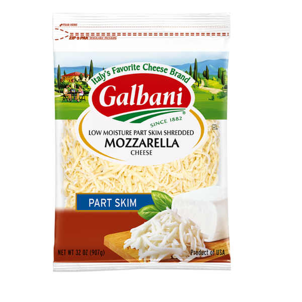 Galbani Part Skim Mozzarella Shredded Cheese