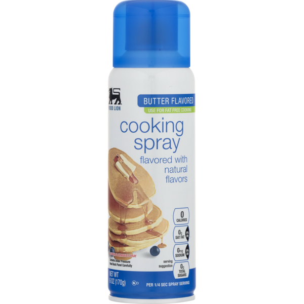 Food Lion Cooking Spray, Butter Flavored, Aerosol (6 oz) Instacart