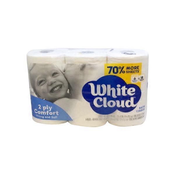 White Cloud 2 Ply Ultra Comfort Bathroom Tissue (266.6 sq ft) Instacart