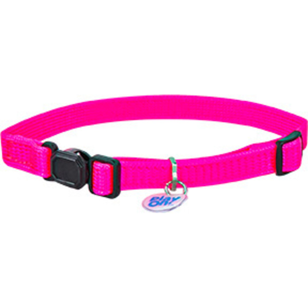 Play On Basic Cat Collar - Neon & Pink