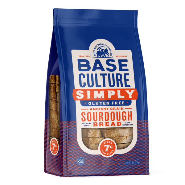 Base Culture Simply Ancient Grain Sourdough Gluten Free Bread Same