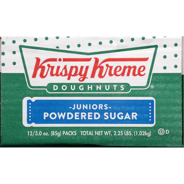 Krispy Kreme Doughnuts Doughnuts, Powdered Sugar, Juniors, 12 Pack (12