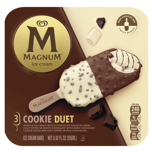 Magnum Ice Cream Bars Cookie Duet Same-Day Delivery | Food Bazaar