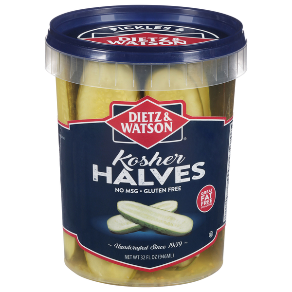 Dietz & Watson Pickles, Halves, Kosher Same-Day Delivery or Pickup