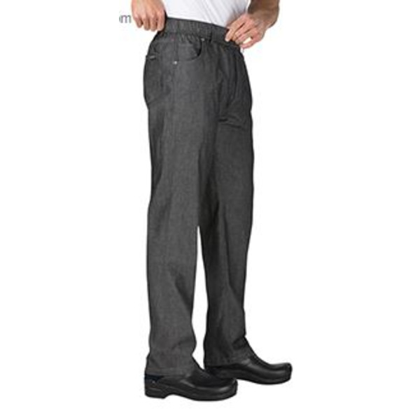 Chef Works - Gramercy Black Pants, Size Large