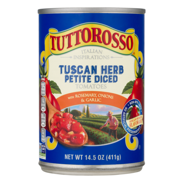Tuttorosso Tuscan Herb Petite Diced Tomatoes (14.5 oz) Instacart