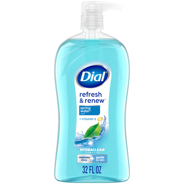 Dial Body Wash, Refresh & Renew Spring Water, 32 fl oz Same-Day
