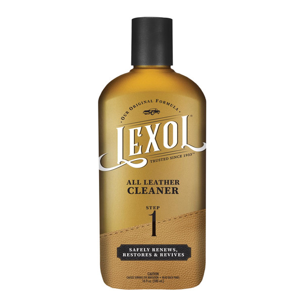 LEXOL Cleaner, All Leather, Step 1