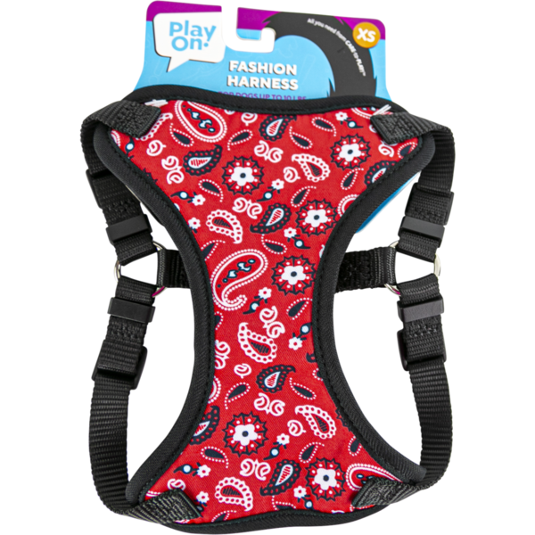 Play On Fashion Paisley Dog Harness, XS
