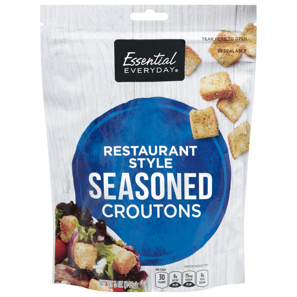 Essential Everyday Croutons, Seasoned, Restaurant Style