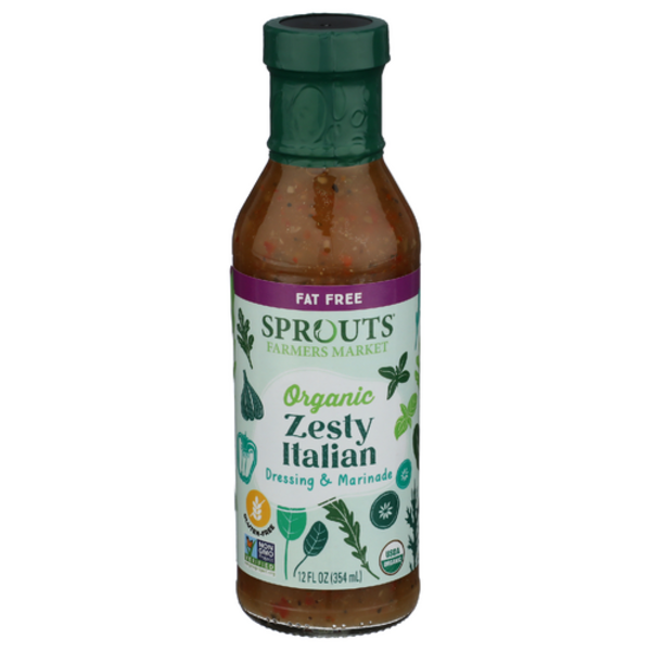Sprouts Organic Fat Free Zesty Italian Dressing Same-Day Delivery or Pickup  | Sprouts Farmers Market