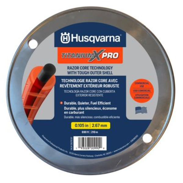 Husqvarna 0.105 in. x 690 ft. TitaniumX Pro String Trimmer Line