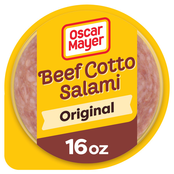 Oscar Mayer Beef Cotto Salami Sliced Deli Sandwich Lunch Meat