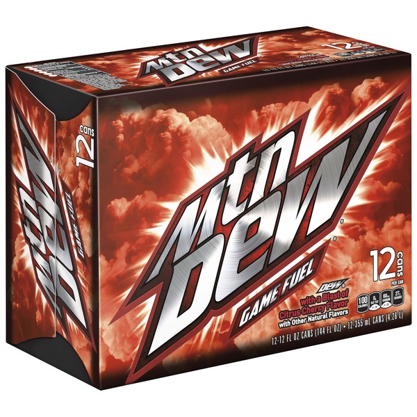 Mtn Dew Game Fuel Citrus Cherry Soda 12 Fl Oz From Kroger - 