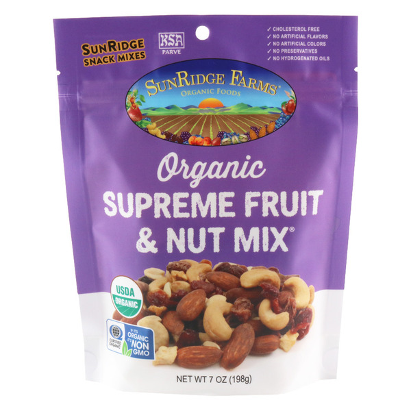 SunRidge Farms Organic Supreme Fruit & Nut Mix Same-Day Delivery or ...
