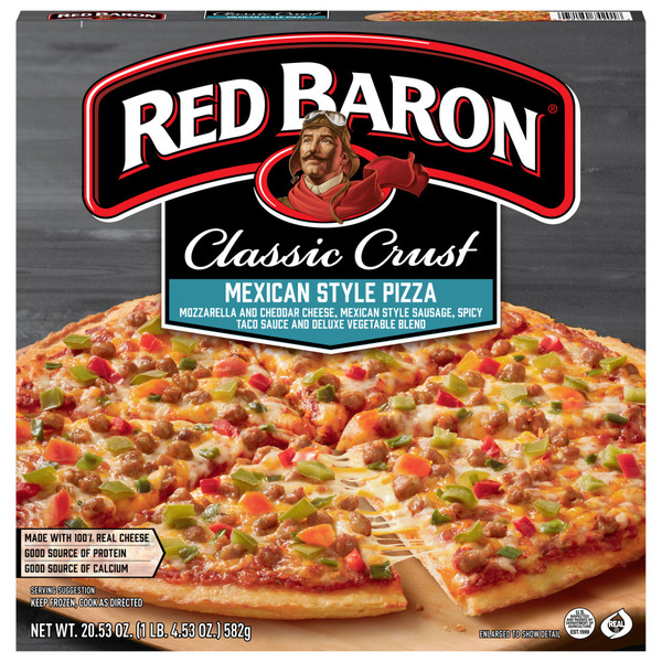 Red Baron Mexican Style Classic Crust Frozen Pizza Same-Day