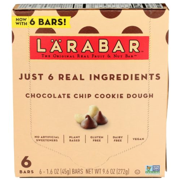 Larabar Chocolate Chip Cookie Dough Bar 6 Pack Case