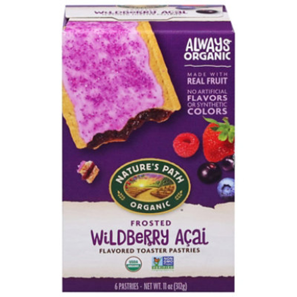 Nature's Path Organic Frosted Wildberry Acai Toaster Pastries