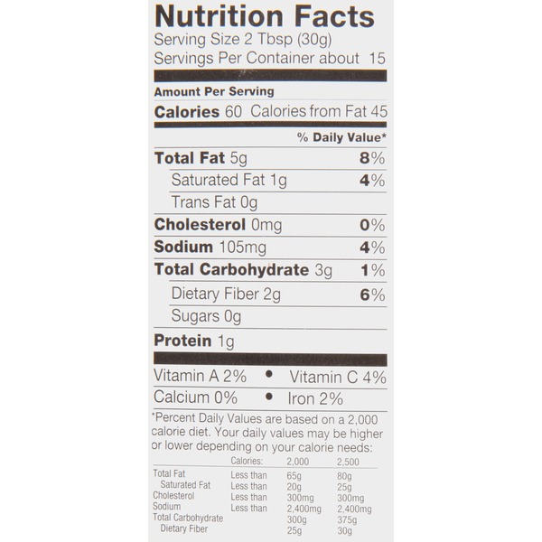 31 Guacamole Nutrition Label Labels Design Ideas 2020
