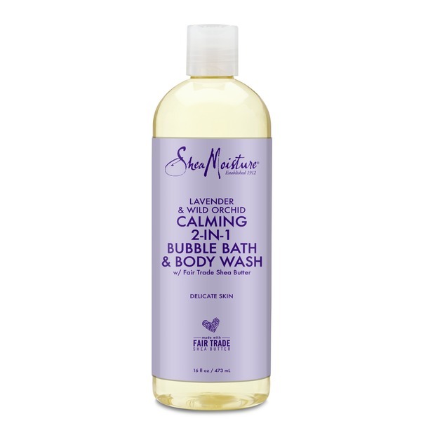 SheaMoisture Bubble Bath & Body Wash Lavender & Wild Orchid (16 oz