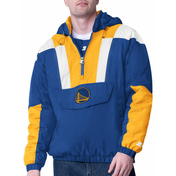 Starter Adults' Golden State Warriors Captain Jacket, Large