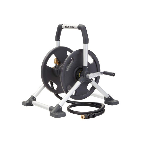 Gorilla 150 Ft. Aluminum Zero Rust Hose Reel