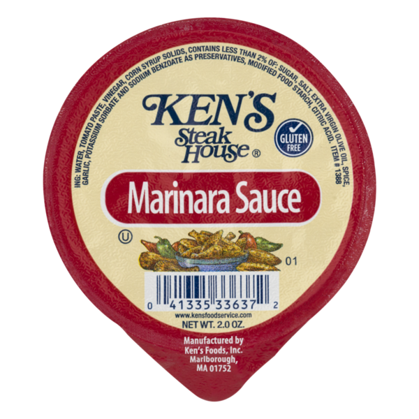 Ken's Steakhouse Marinara Sauce (2 oz) Instacart