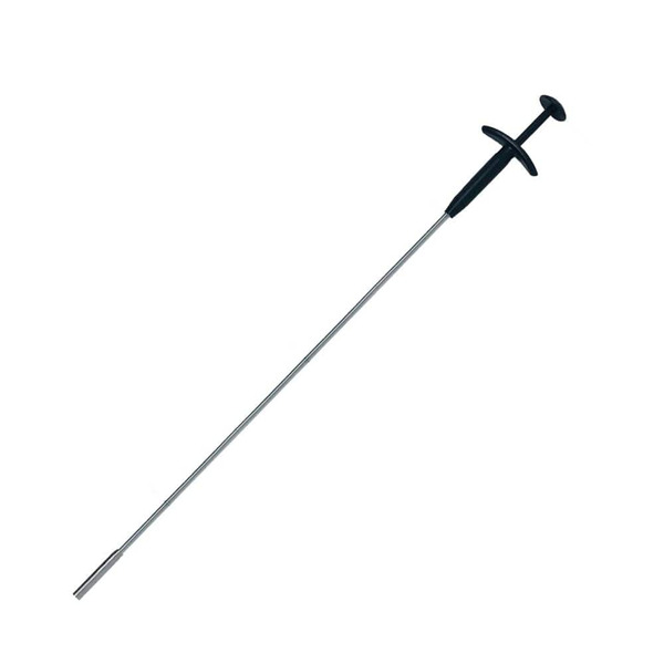 Grabeasy 24 In. Ergonomic Handle, Flexible, 4 Claw Pick-up Tool, Jewelry Retriever, Clog Remover, Drain Snake In Chrome