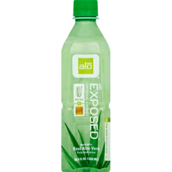 ALO Pulp and Juice, Original Aloe Vera + Honey, Exposed