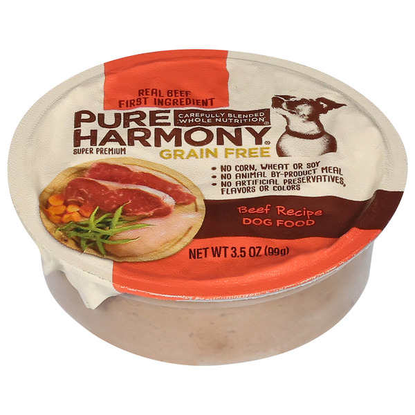 Pure Harmony Dog Food, Grain Free, Beef Recipe, Super Premium Same