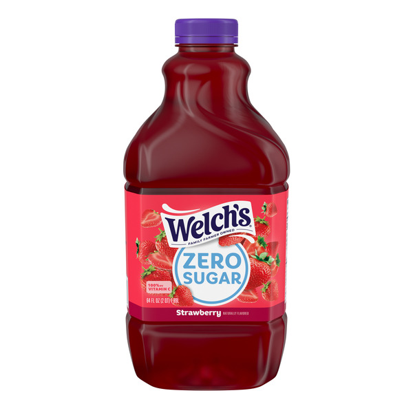 Welch's Strawberry Zero Sugar Drink, 64 fl oz Bottle